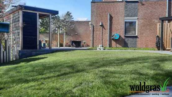 Aanleg graszoden Veendam
